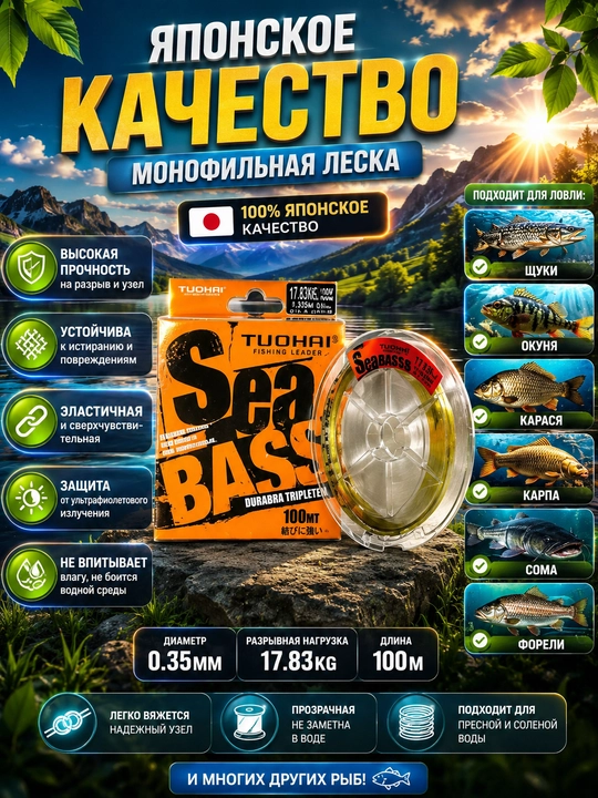Леска SEA BASS