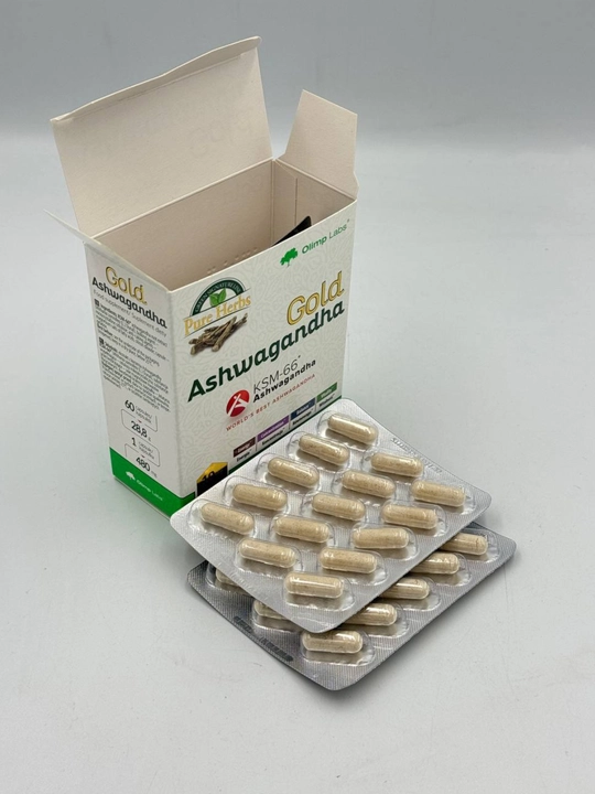 Olimp KSM 66 Ashwagandha 60 caps, ашваганды KSM-66