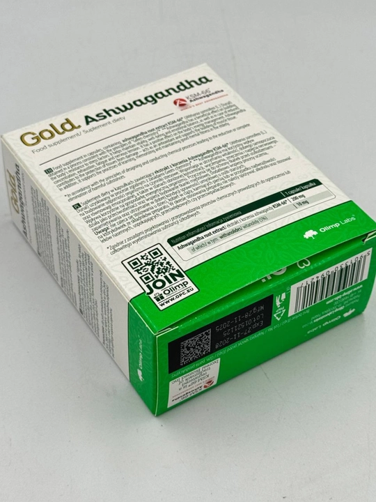 Olimp KSM 66 Ashwagandha 60 caps, ашваганды KSM-66