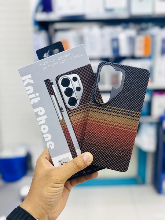Премиум чехлы KNIT Carbon MagSafe Kevlar для Samsung Galaxy