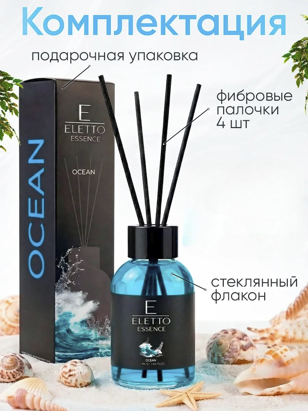 Аромадиффузор ELETTO Океан "Ocean", 55 мл