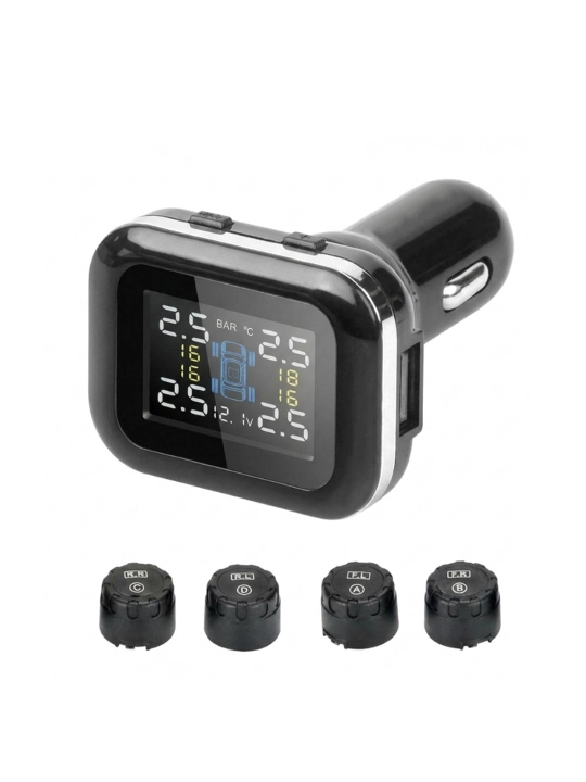 TPMS Avtomobil Shinalar Bosimi Kuzatuv Tizimi Simsiz Sozlanuvchi Ekran
