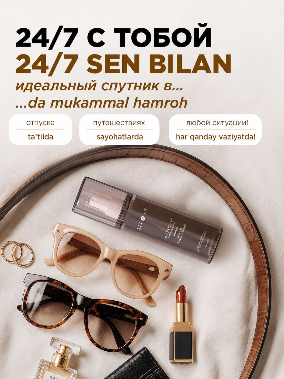 Парфюмированный мист для тела и волос — MIXIT Perfumed Collection Body & Hair Mist, 150 мл