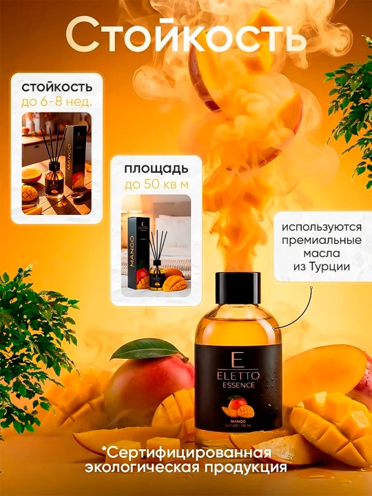 Аромадиффузор ELETTO Манго "Mango", 110 мл