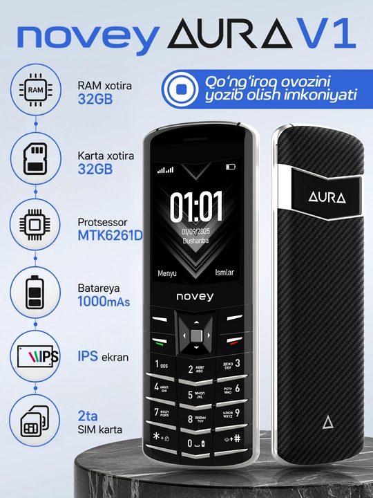 Mobil telefon novey AURA V1