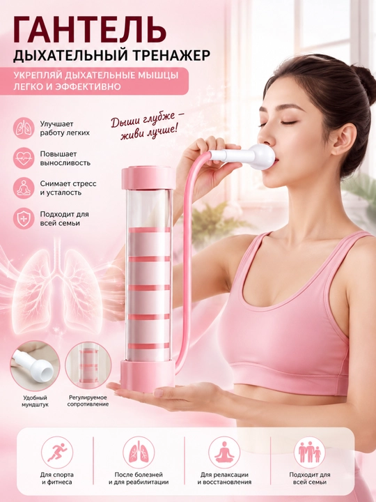 AirPress Fitness – Укрепляющее устройство для дыхания и мышц пресса