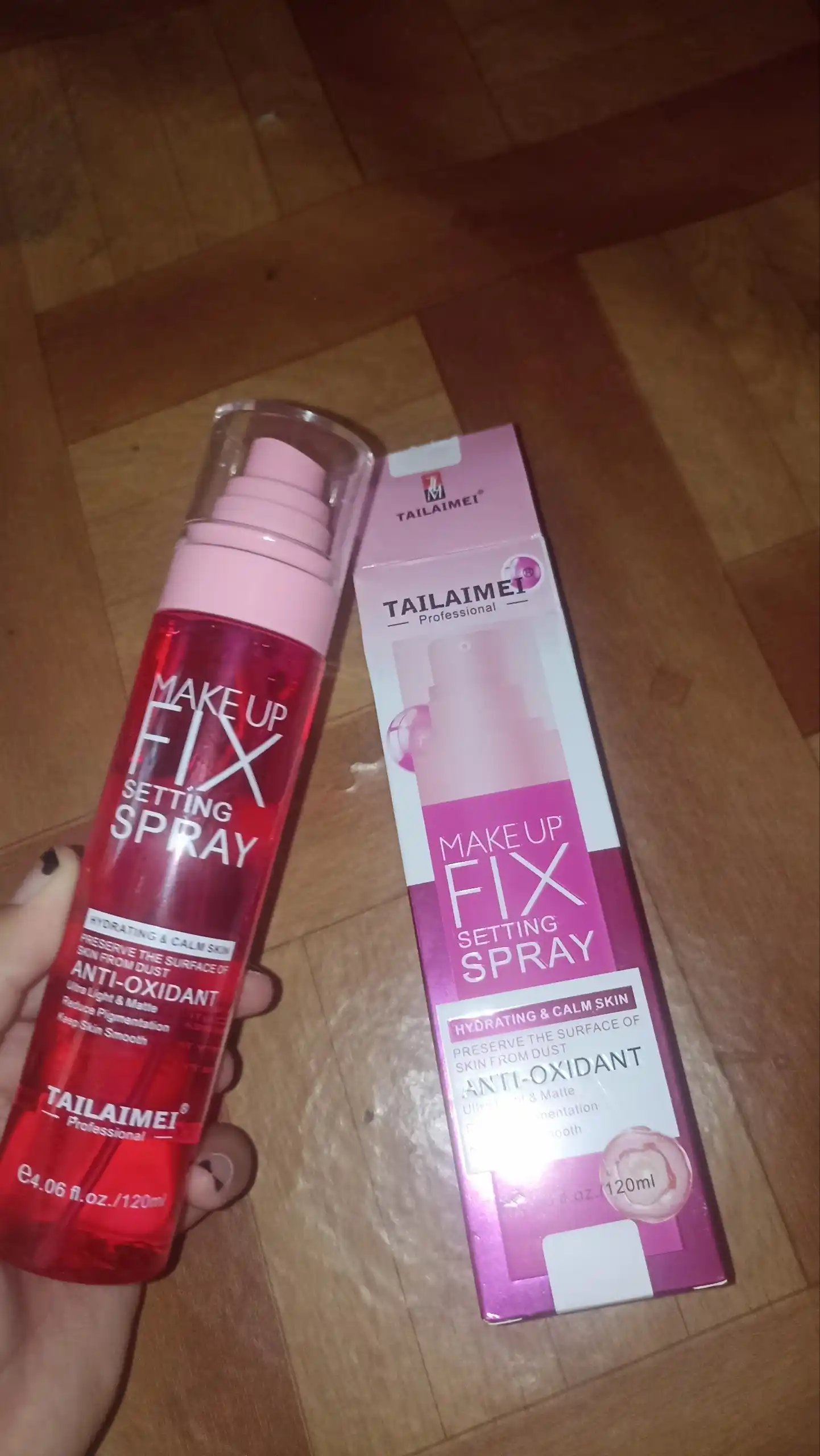 Спрей фиксатор для макияжа, увлажняющий, Make Up Fixer