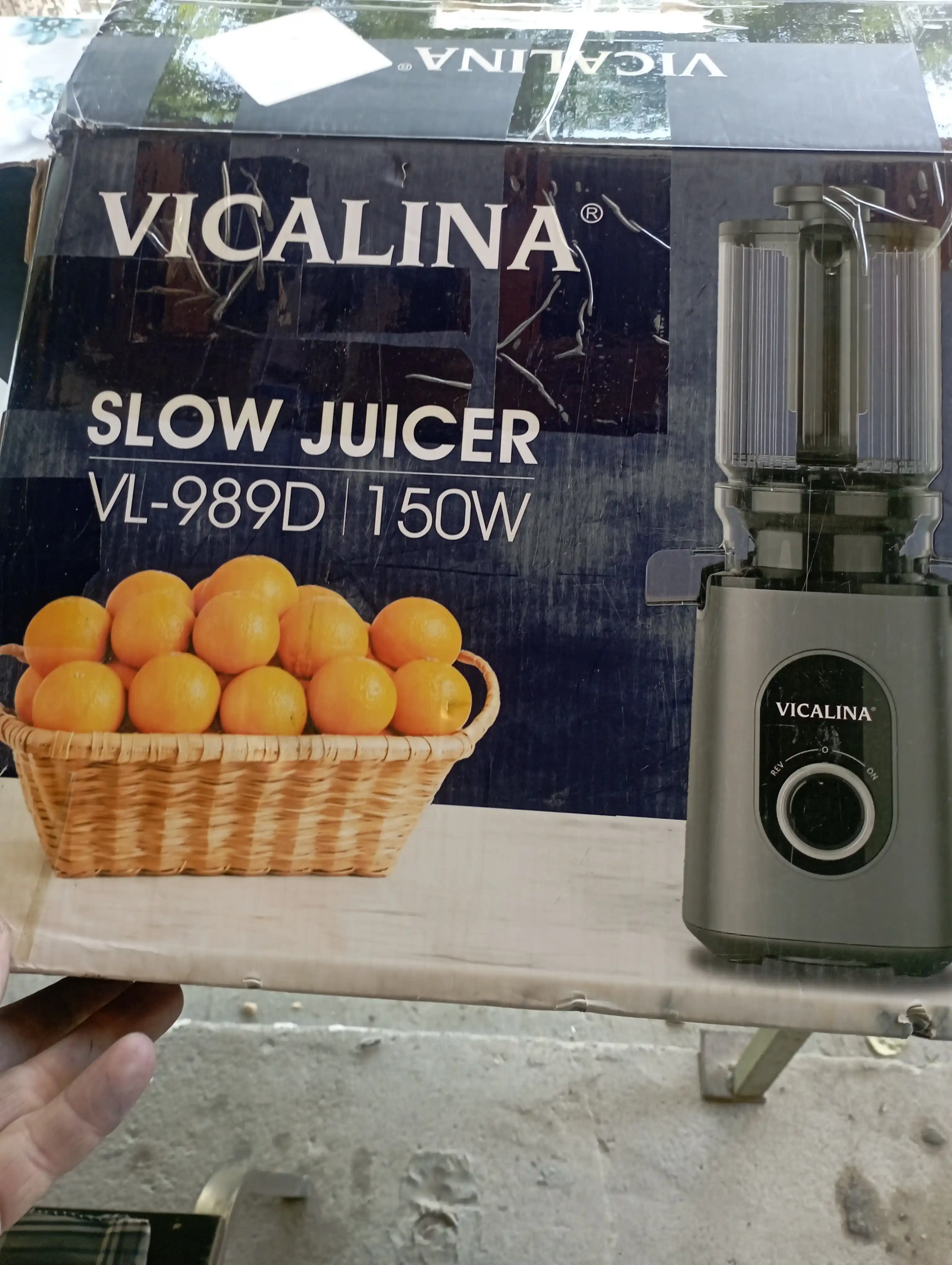 Vicalina elektrik vintli sitrus, meva va sabzavot sharbati sok qilgich