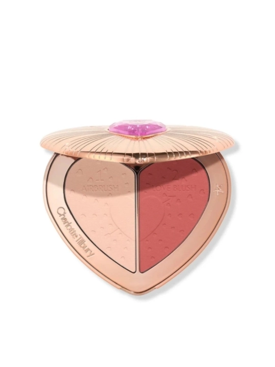 Ixcham 2 ta 1 da paletka Charlotte Tilbury Pillow Talk Flawless Peach Palette - 
