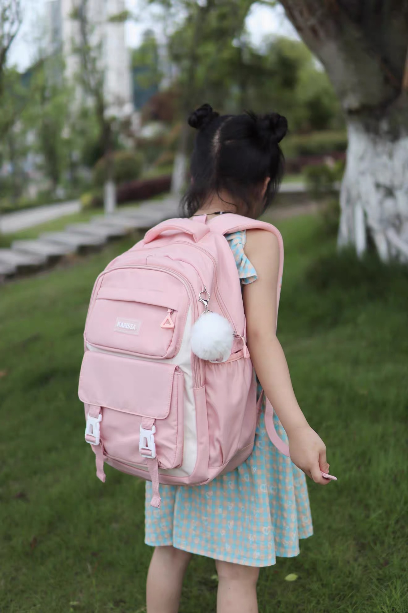 Maktab sumkasi ortopedik, 1–5 sinf uchun, qiz va o'g'il bolalar maktabga sumka