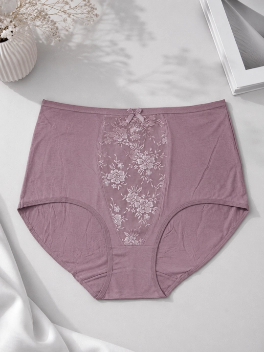 Loral Comfort yuqori belli paxtali ayollar ichki kiyimi