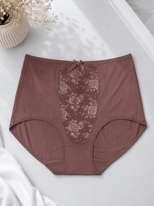 Loral Comfort yuqori belli paxtali ayollar ichki kiyimi