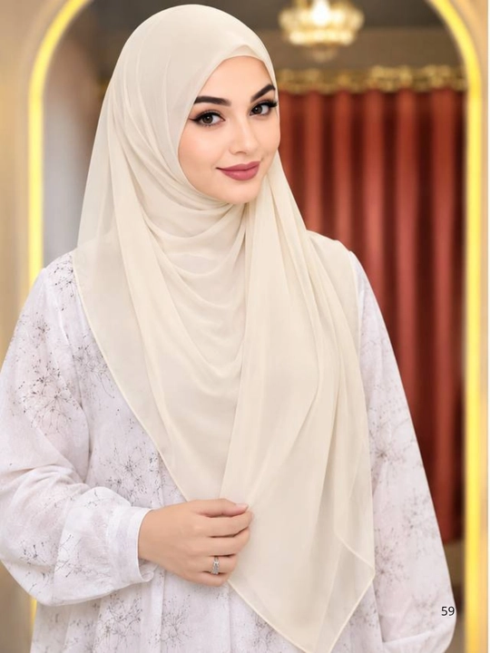 Ayollar uchun shifon shariflar, xijob rumol, rangli shariflar - 