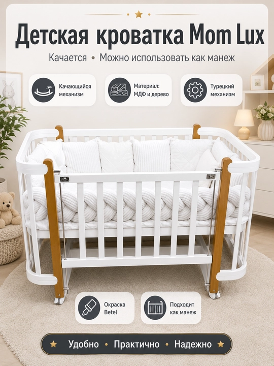 Детская кроватка Mom Lux - 