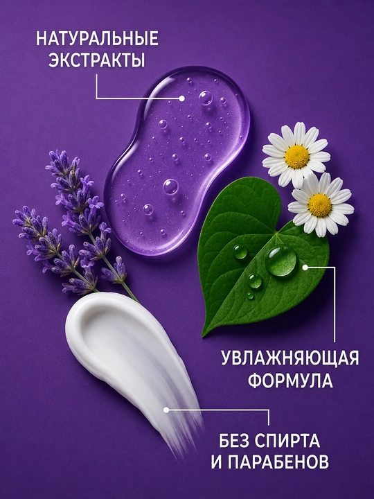 Fengma Hand Sanitizer Lavender suyuq antibakterial qo‘l sovuni, 500 ml