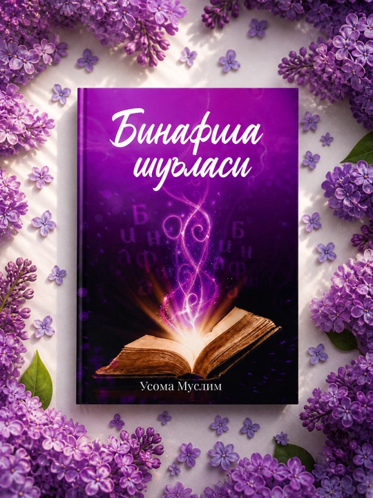 «Бинафша шуъласи II» kitobi, Usoma Muslim, yumshoq muqova - 