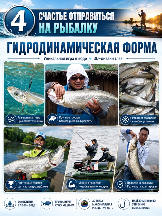 Воблер для хищной рыбы