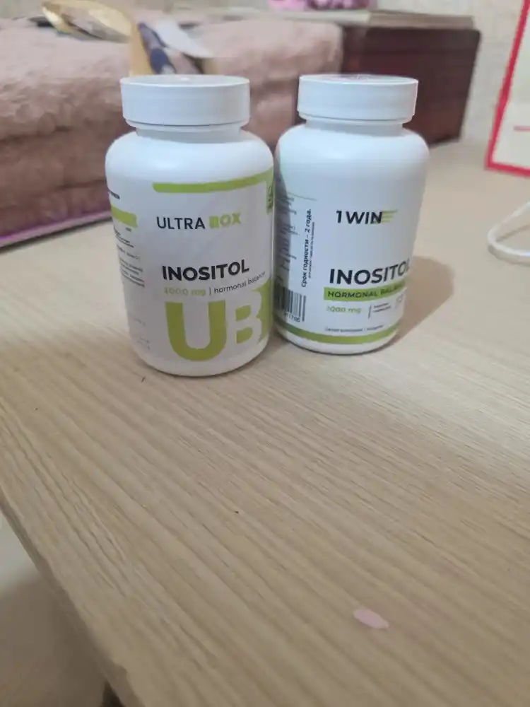 Myo-Inositol 1WIN, 1000 mg, B vitaminlari, energiya, asab tizimi, teri va sochlar uchun