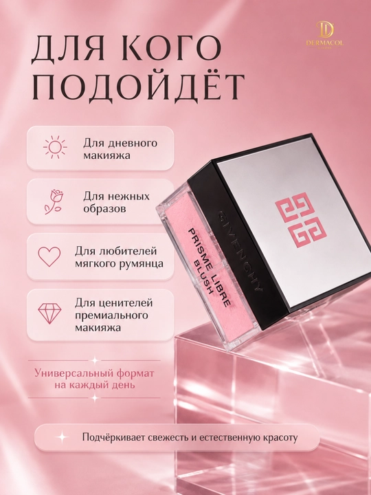 Рассыпчатые румяна с естественным сиянием Givenchy Prisme Libre Blush