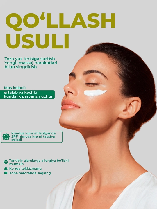 Quruq va normal teri uchun zaytun kremi Nevskaya Kosmetika, 40 ml