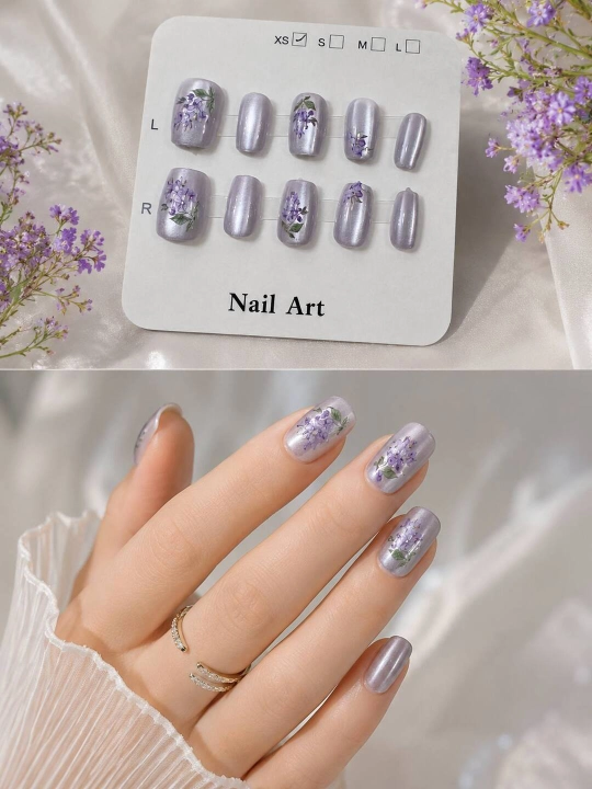 Sun’iy tirnoqlar Press On Nails, 4 to‘plam, 500+ dizayn, qayta foydalaniladigan tirnoqlar