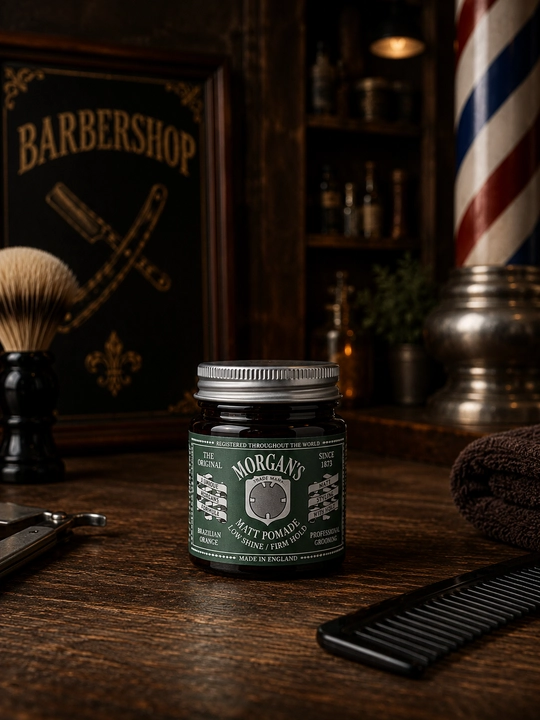 Morgan's Matt Pomade Brazilian Orange — с низким блеском и сильной фиксацией, 100 мл