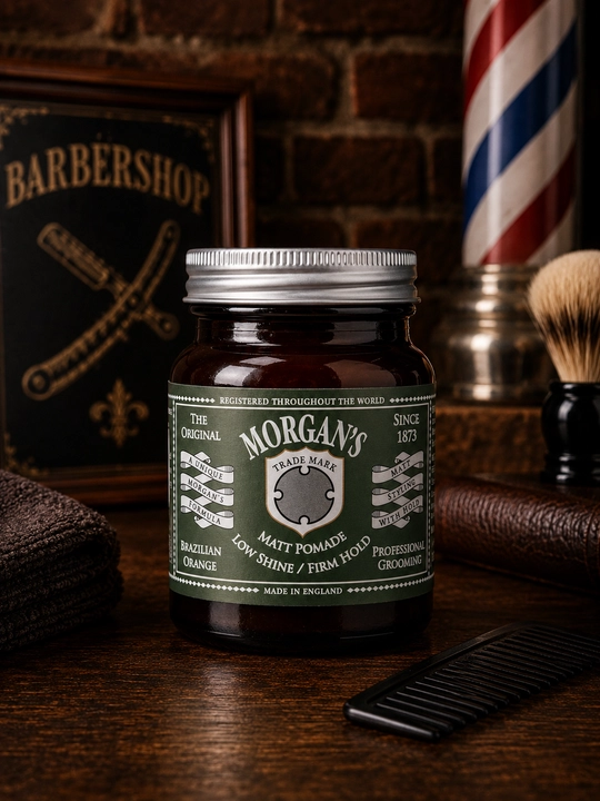 Morgan's Matt Pomade Brazilian Orange — с низким блеском и сильной фиксацией, 100 мл