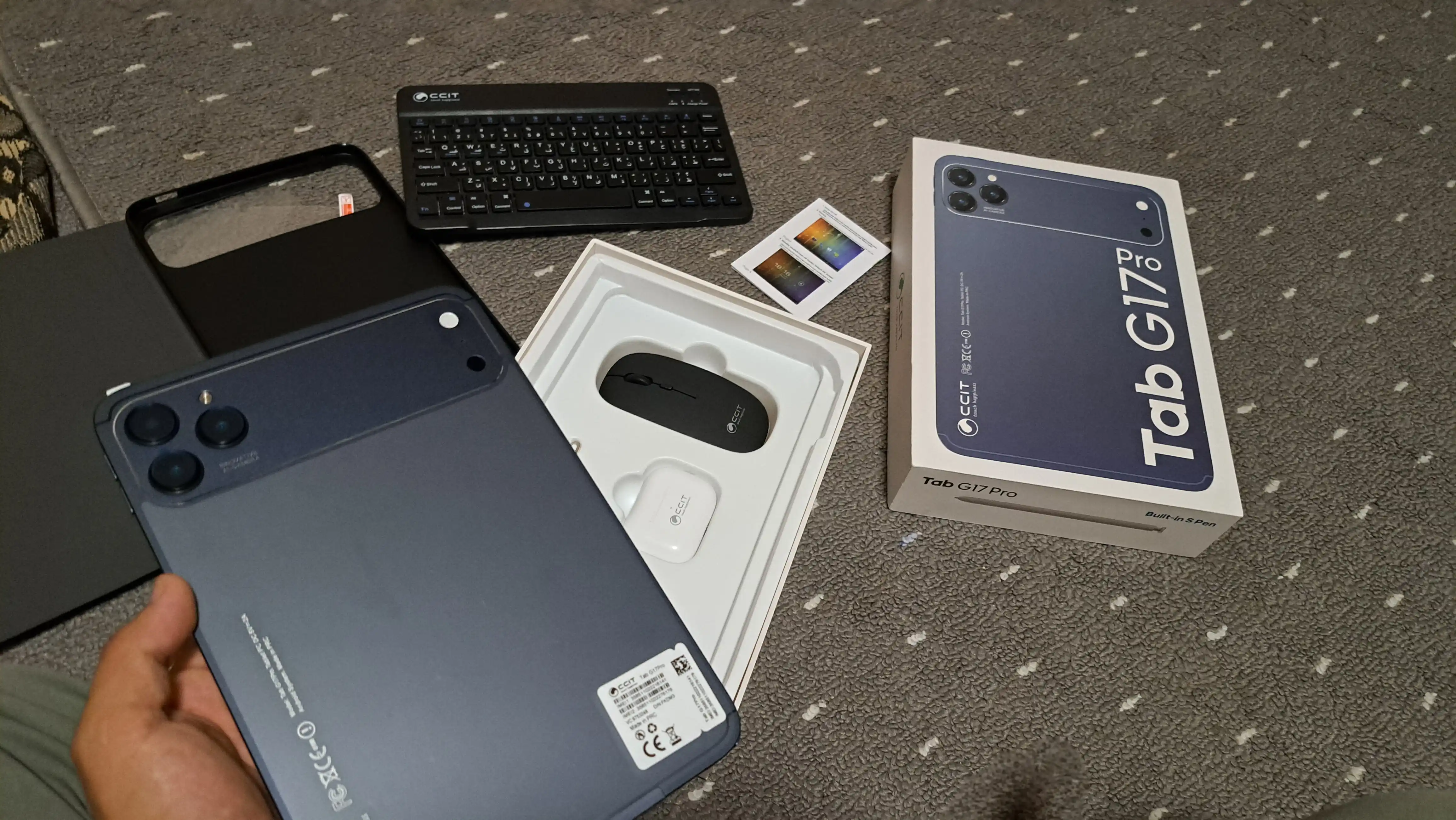 Смарт-планшет CCIT Tab G17 Pro — память 16 ГБ / 1 ТБ, интернет 5G, поддержка 2 SIM-карт