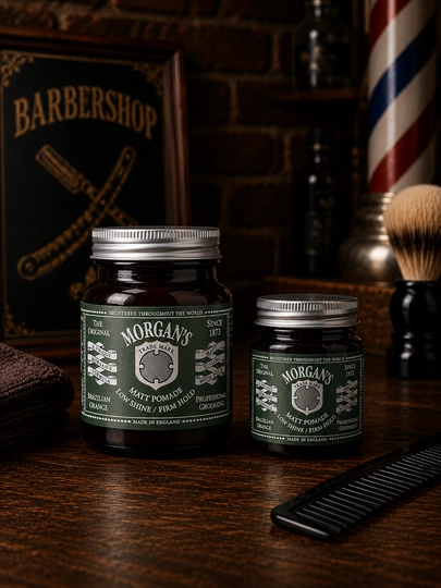 Morgan's Matt Pomade Brazilian Orange — с низким блеском и сильной фиксацией, 100 мл - 