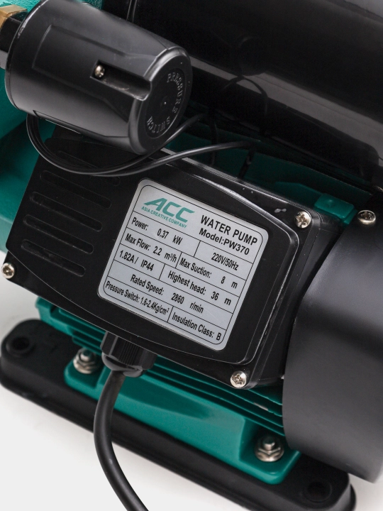 ACC PW125/250/370/550/750 Автоматический самовсасывающий водяной насос, 100% медь