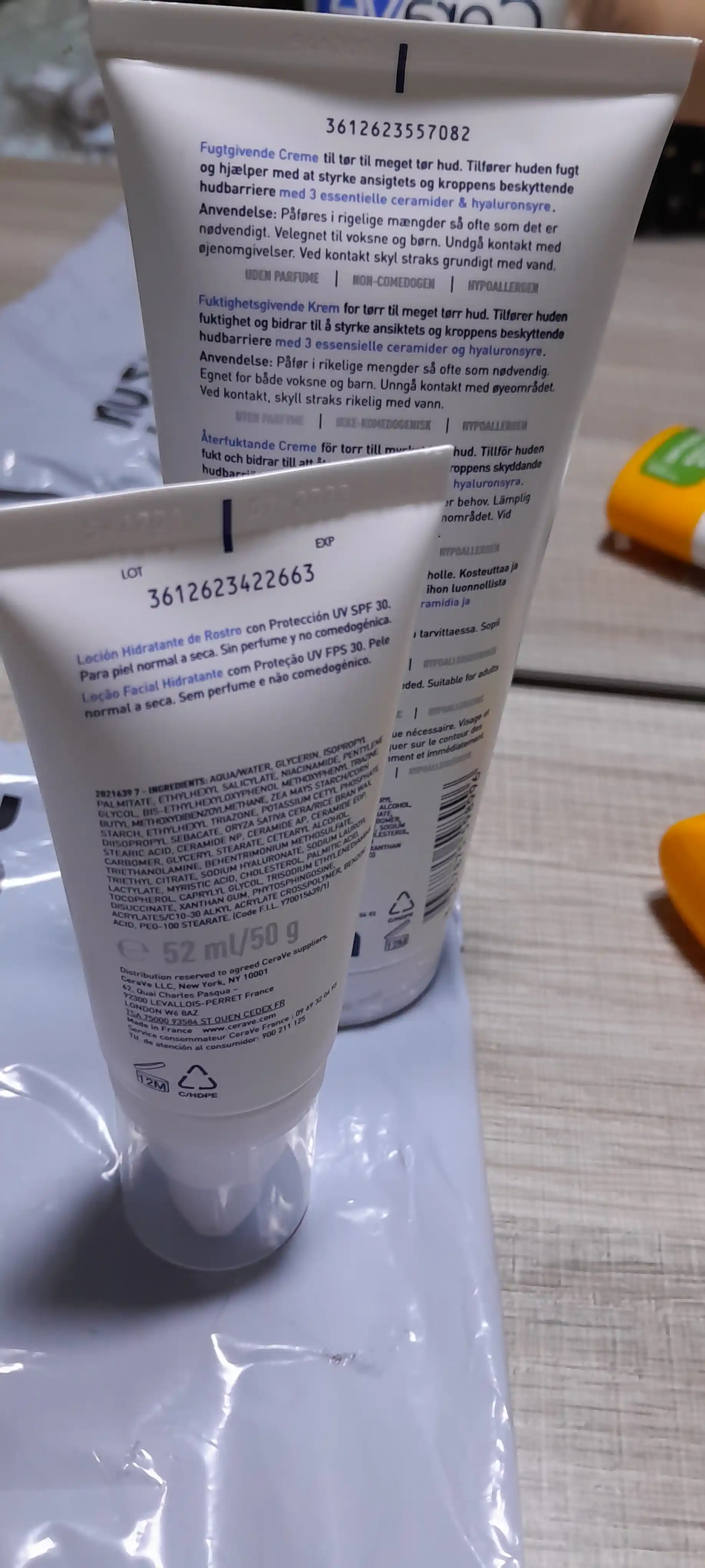 CeraVe Quruq va juda quruq yuz va badan terisi uchun namlantiruvchi krem, (177 ml)