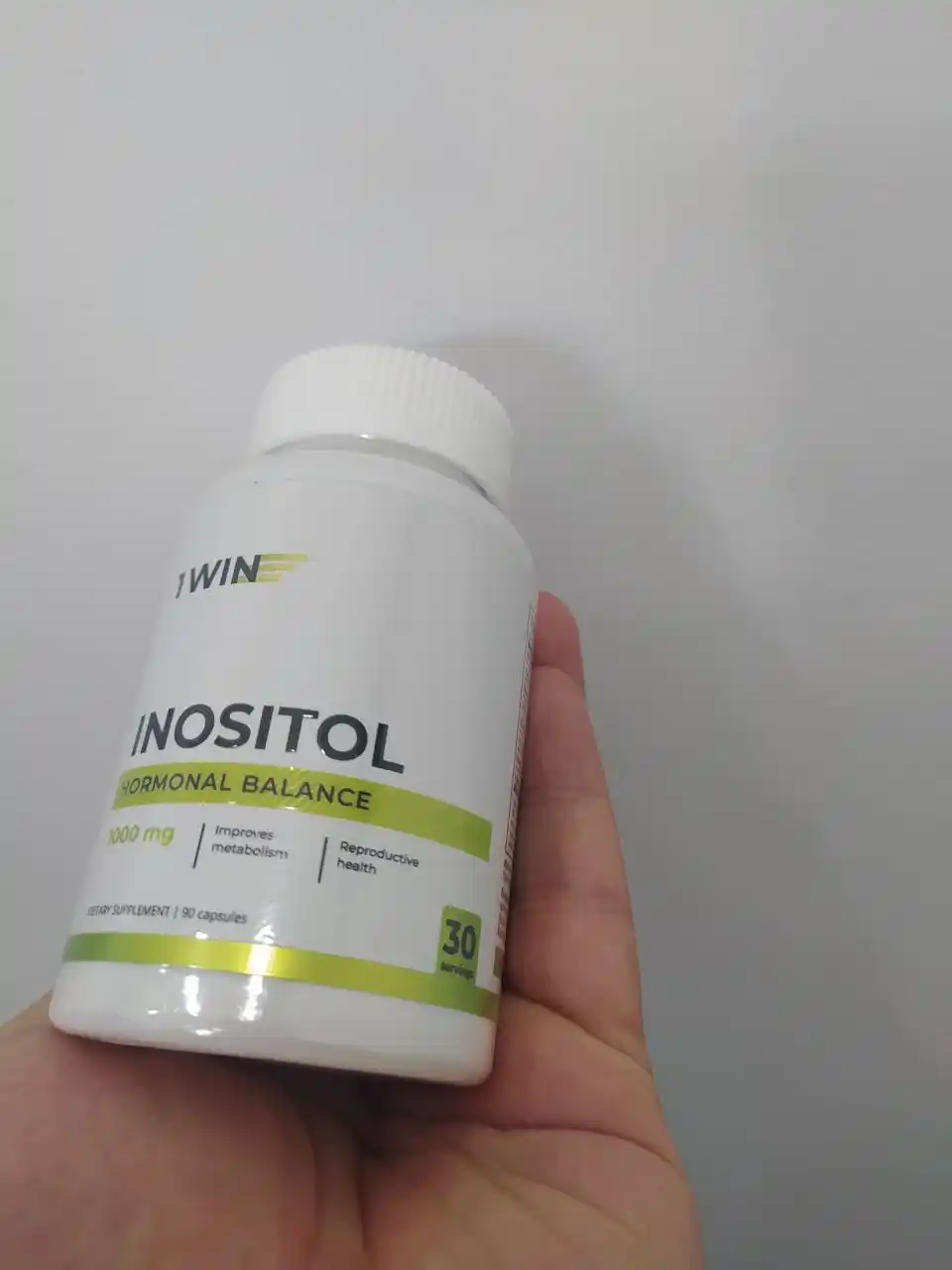 Myo-Inositol 1WIN, 1000 mg, B vitaminlari, energiya, asab tizimi, teri va sochlar uchun