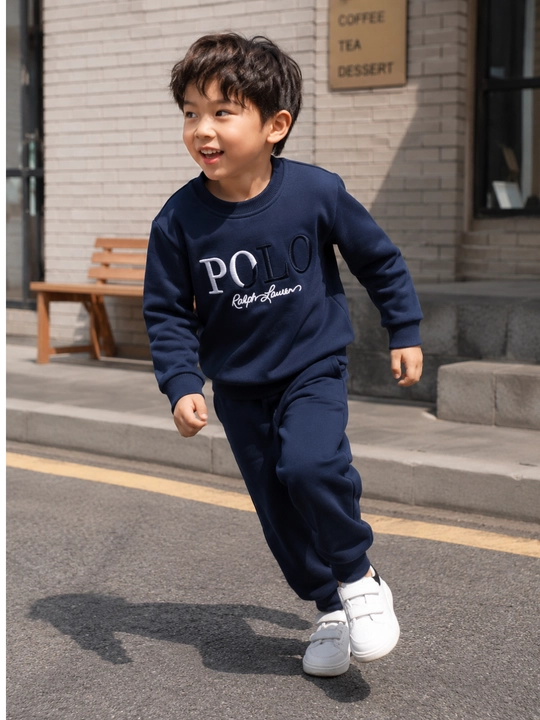 Детский спортивный костюм POLO свитшот и брюки хлопок 4–6 лет