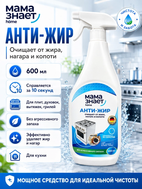 Анти-жир Мама знает, 600 мл - 