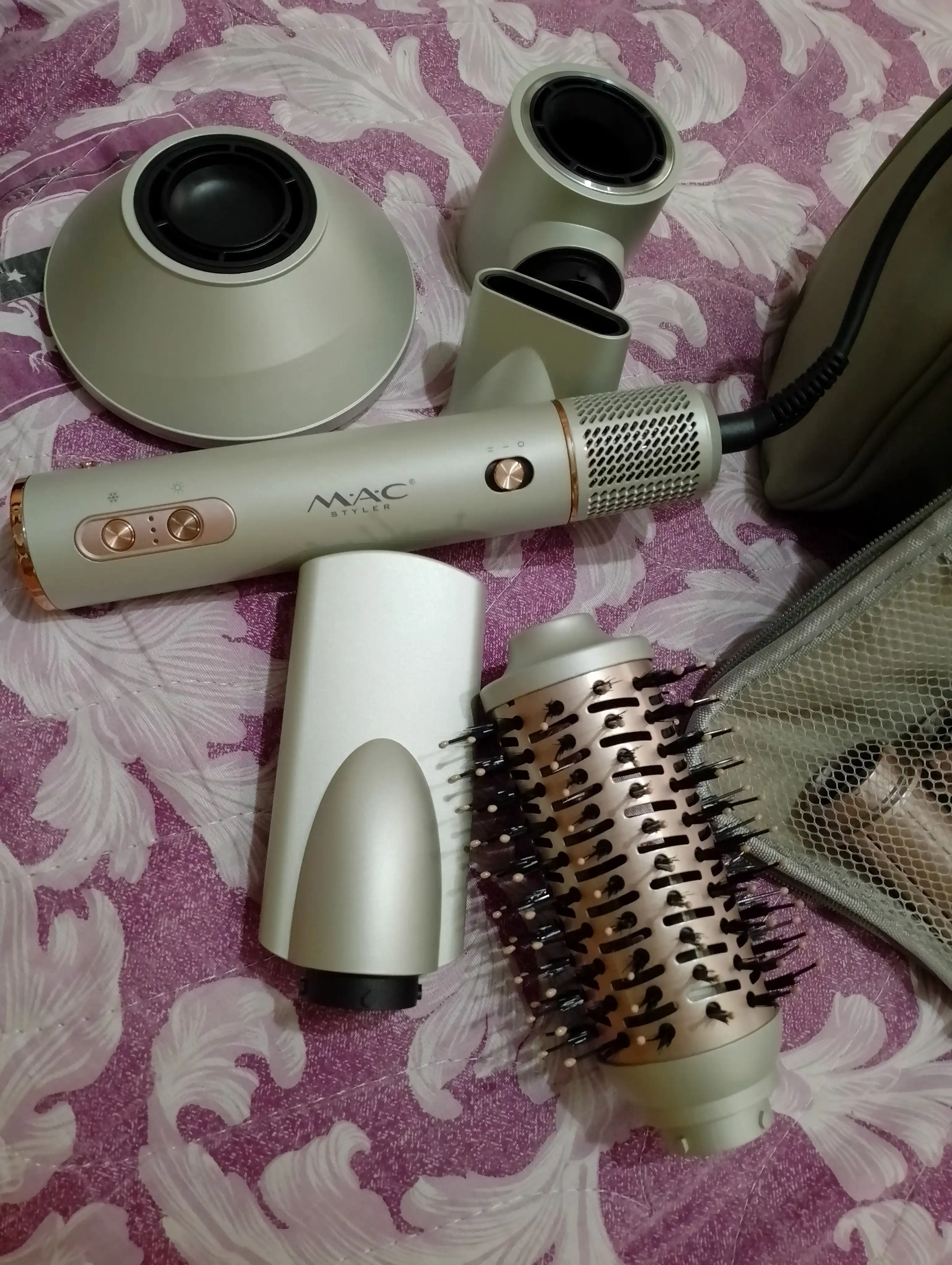 Фен-стайлер 7 в 1, Coanda, фен-щетка, стайлер для волос, локоны, MAC Styler, 110000 RPM