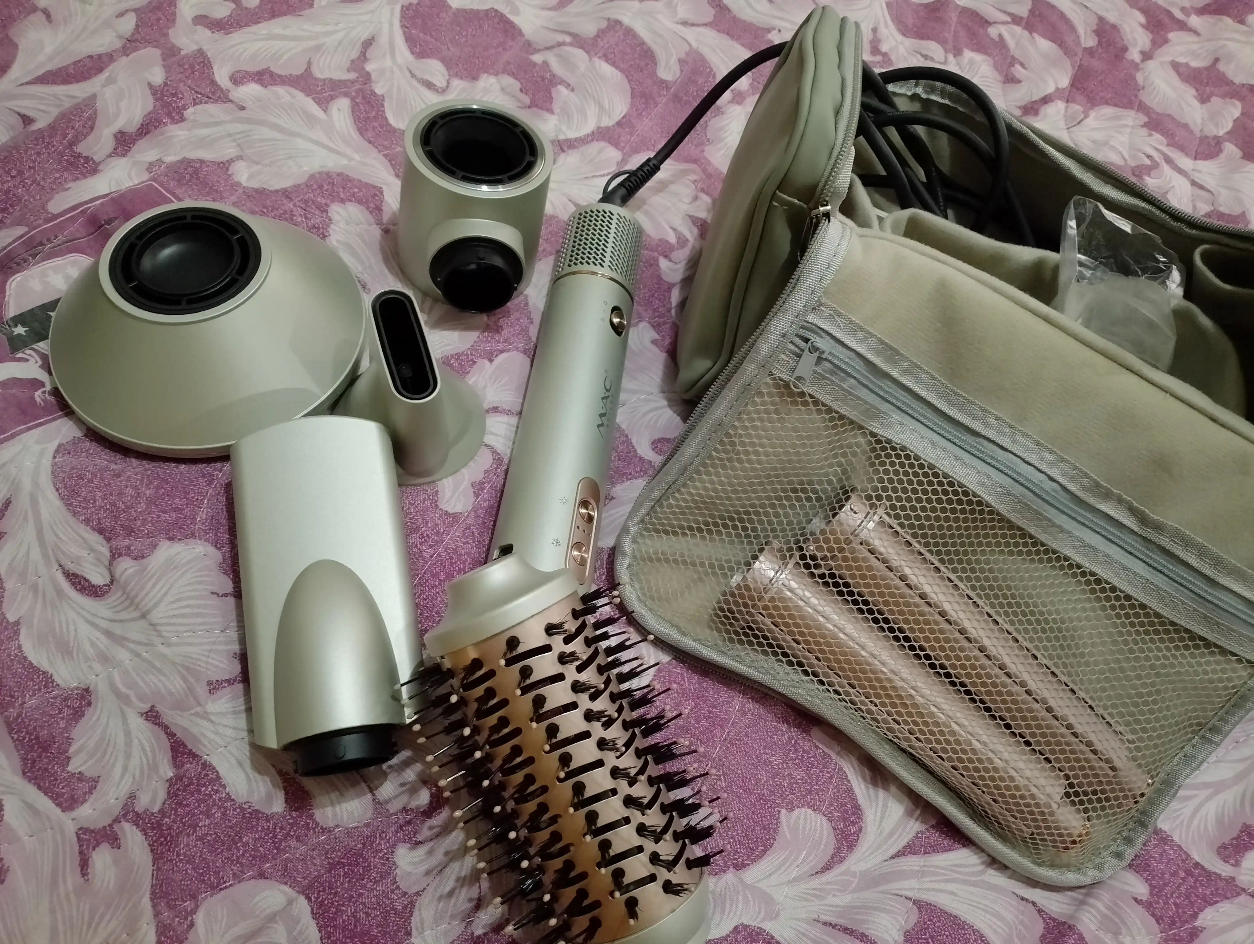 Фен-стайлер 7 в 1, Coanda, фен-щетка, стайлер для волос, локоны, MAC Styler, 110000 RPM