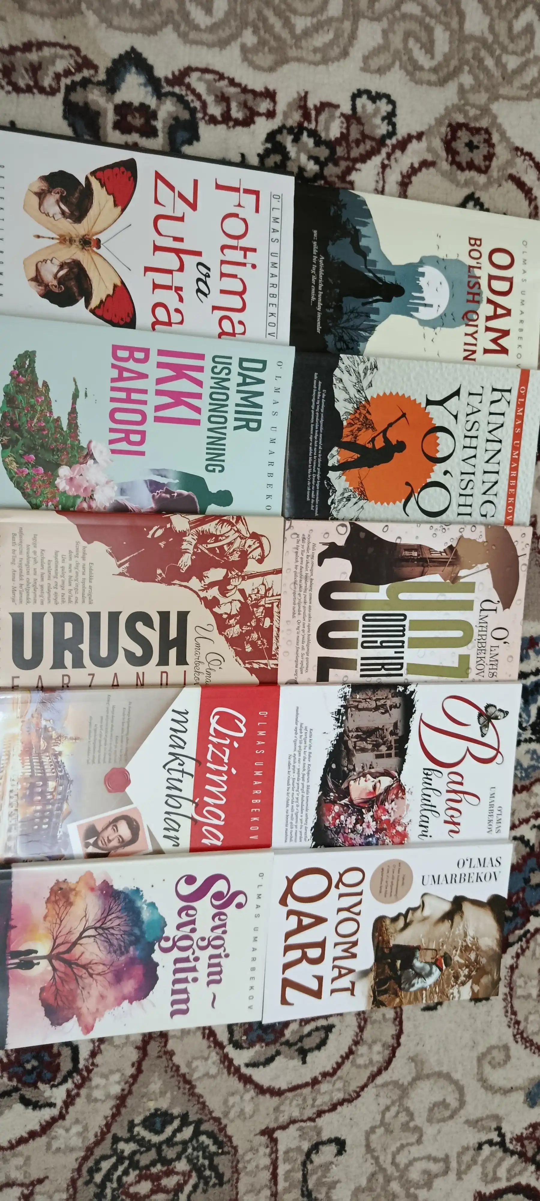 O‘lmas Umarbekov: Yoz yomg‘iri, Qizimga maktublar, Sevgim-sevgilim, Odam bo‘lish qiyin