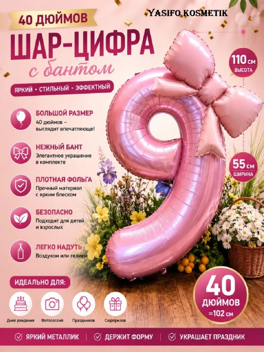 Воздушные шары цифры от 0 до 9  шарики на день рождения декор для фотозоны шарики