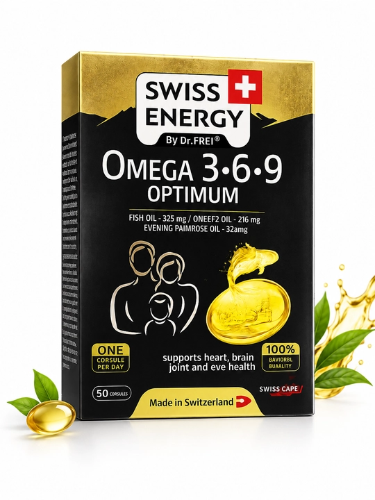 Витамины Омега-3-6-9 Optimum Swiss Energy, капсулы №30