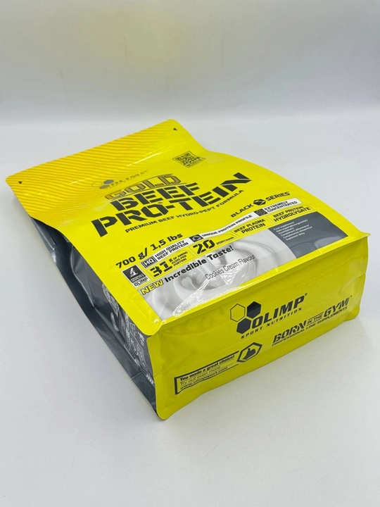 Olimp Gold Beef 700g вкус Печенья крем, говяжий протеин