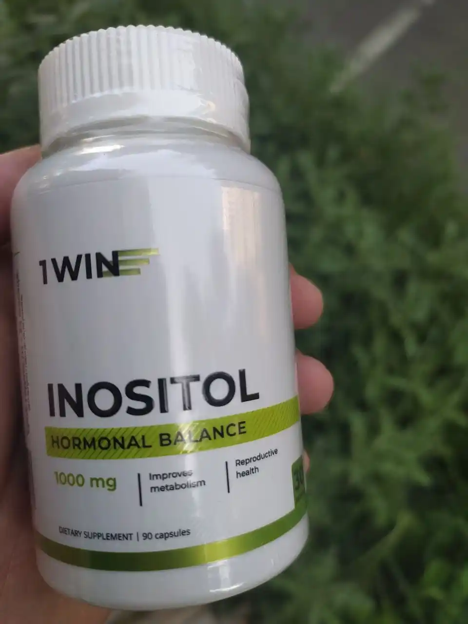 Myo-Inositol 1WIN, 1000 mg, B vitaminlari, energiya, asab tizimi, teri va sochlar uchun
