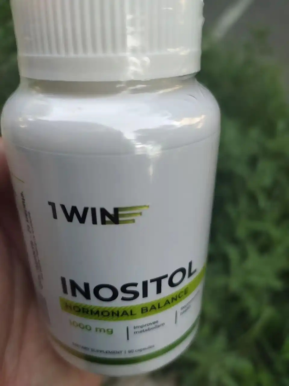 Myo-Inositol 1WIN, 1000 mg, B vitaminlari, energiya, asab tizimi, teri va sochlar uchun