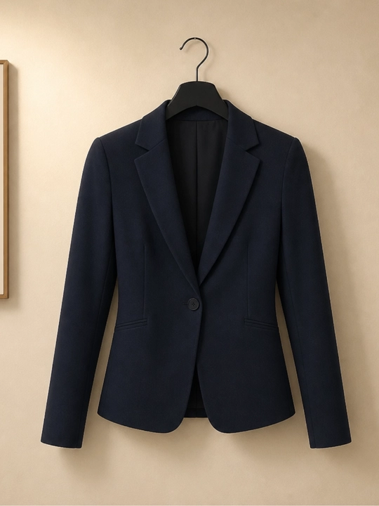Ayollar uchun keng bichimdagi klassik pidjak, o‘lchamlari: S, M, L, XL, XXL