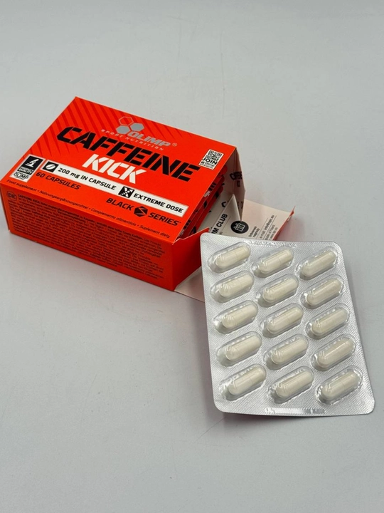 Olimp Caffeine Kick 60 cap, каффеин в капсулах