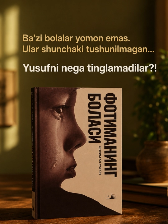 "Фотиманинг боласи" badiiy romani, yumshoq muqova
