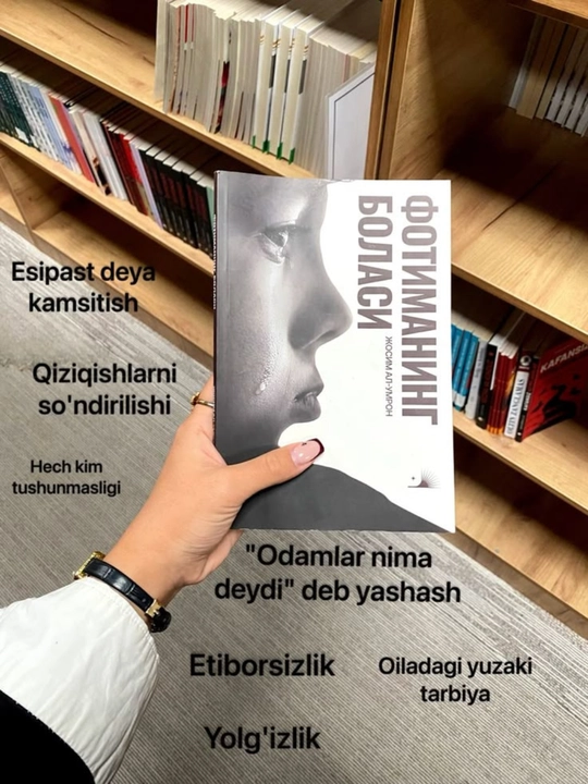 "Фотиманинг боласи" badiiy romani, yumshoq muqova