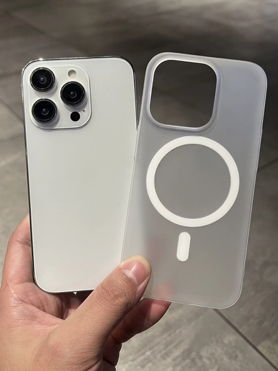 IPhone XR, XS, 11, 12, 13, 14, 15, 16 Pro, Max матовый ультратонкий MagSafe чехол - 
