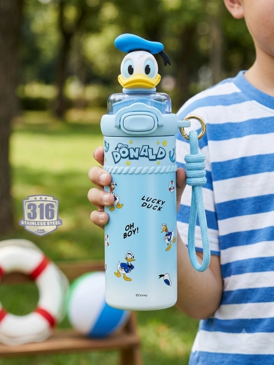 500 ml bolalar termosi qulay tutqichli, issiq saqlovchi - 