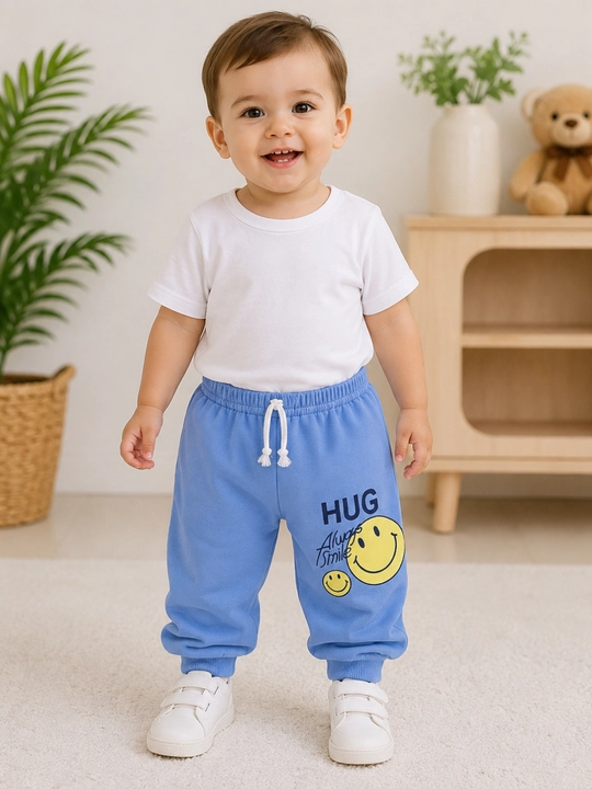 Детские спортивные штаны Smiley, джоггеры, хлопковые, для мальчиков и девочек от 1 до 3лет - 