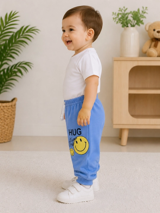 Детские спортивные штаны Smiley, джоггеры, хлопковые, для мальчиков и девочек от 1 до 3лет